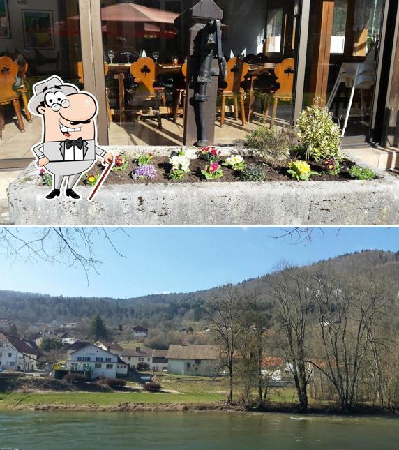 Gli esterni di Restaurant de la Verte-Herbe