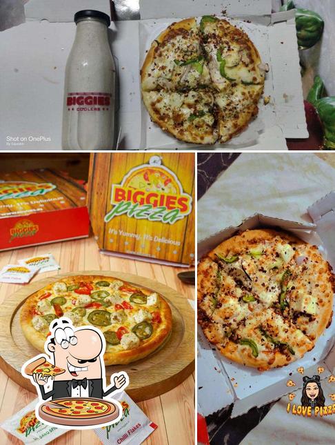 Order pizza at Biggies Pizza Kankarkhera