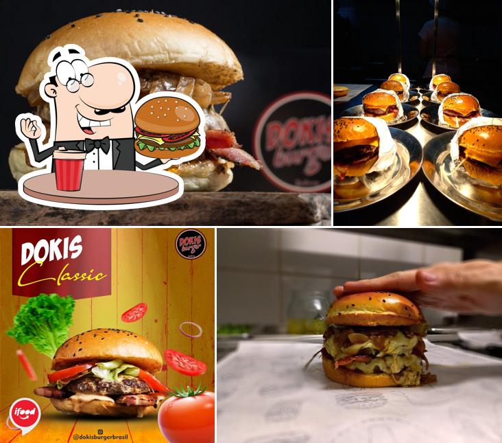 Os hambúrgueres do Dokis burger irão satisfazer uma variedade de gostos