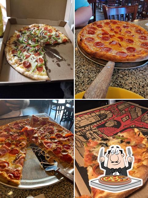Menu of J. Del's Pizza pizzeria, Pigeon reviews and ratings