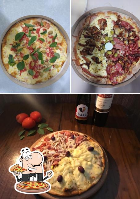 Consiga pizza no Pizzaria campestre