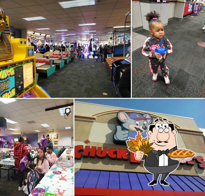 Look at the image of Chuck E. Cheese