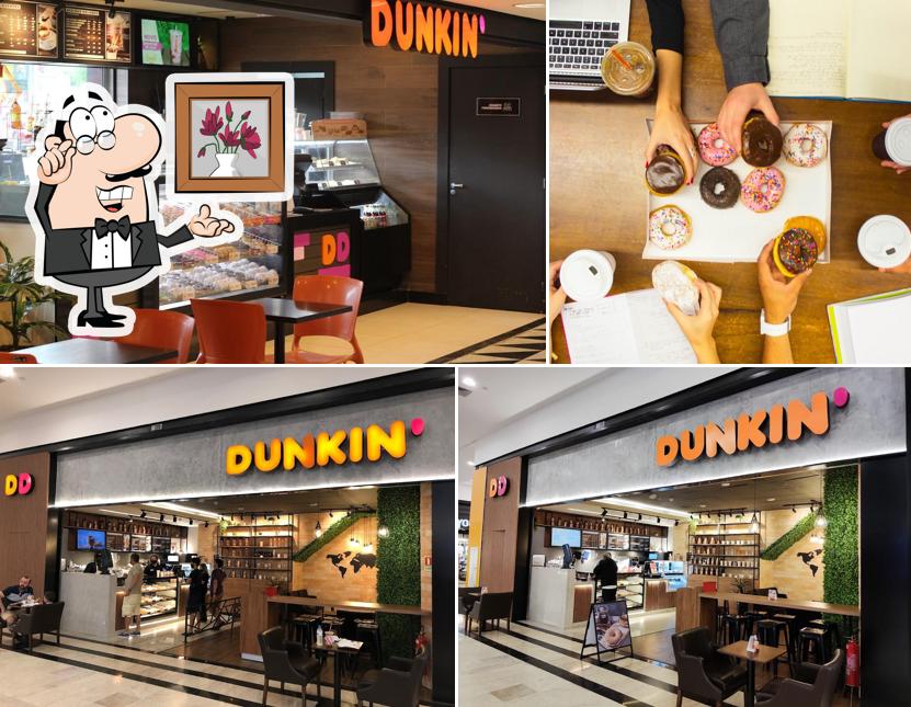 Veja imagens do interior do Dunkin' Donuts