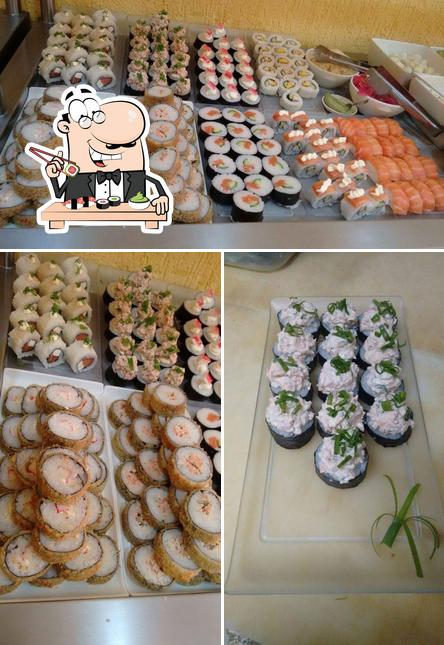 Experimente diversas opções de sushi