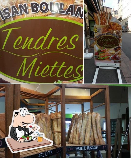 Nourriture à Boulangerie tendres miettes