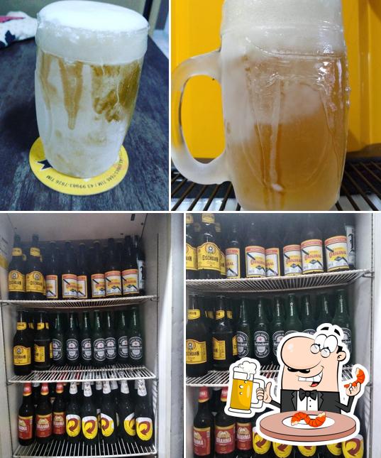 Você pode tomar um copo de cerveja leve ou escura