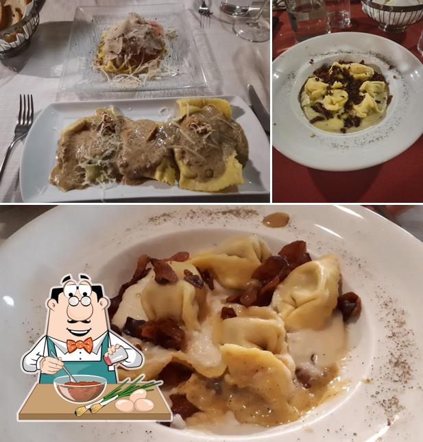 Ravioli al Ristorante La Casina Montepulciano