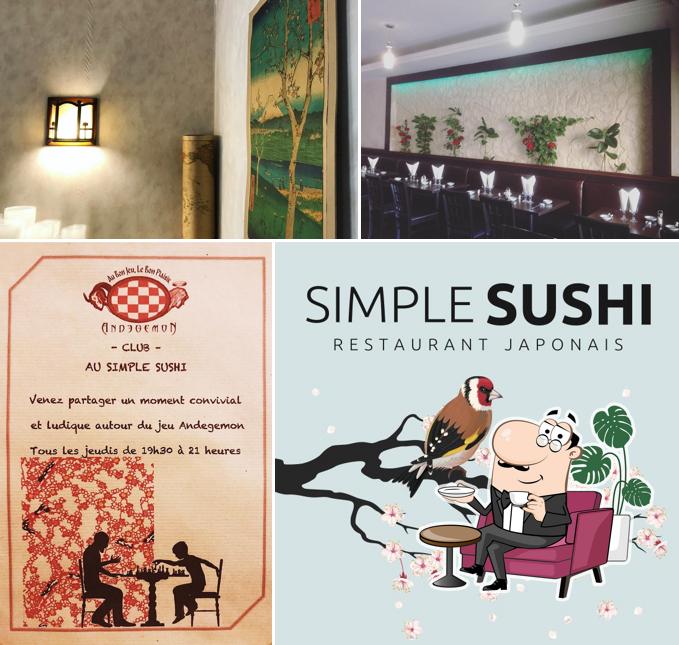 L'intérieur de Simple sushi