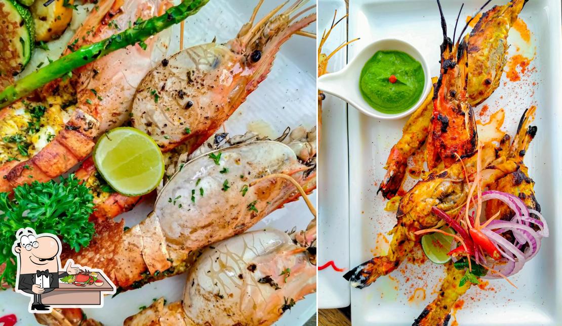 Order seafood at The Conclave City Centre Salt Lake