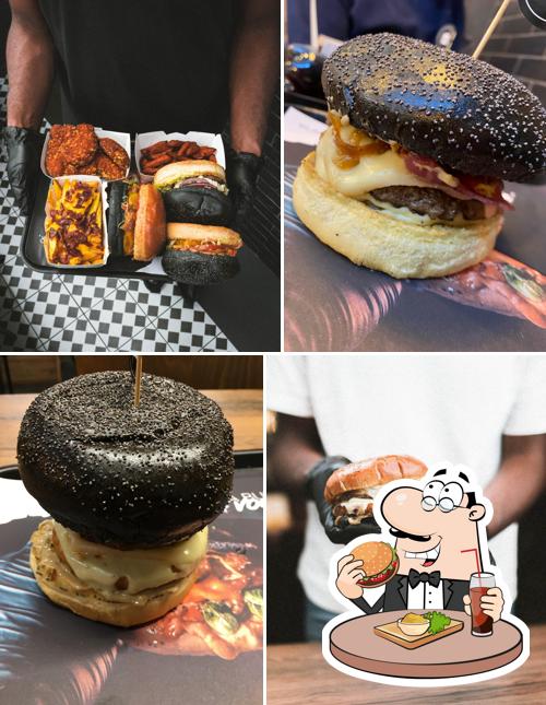 Faites-vous plaisir avec un hamburger à Black & White Burger Val De Fontenay