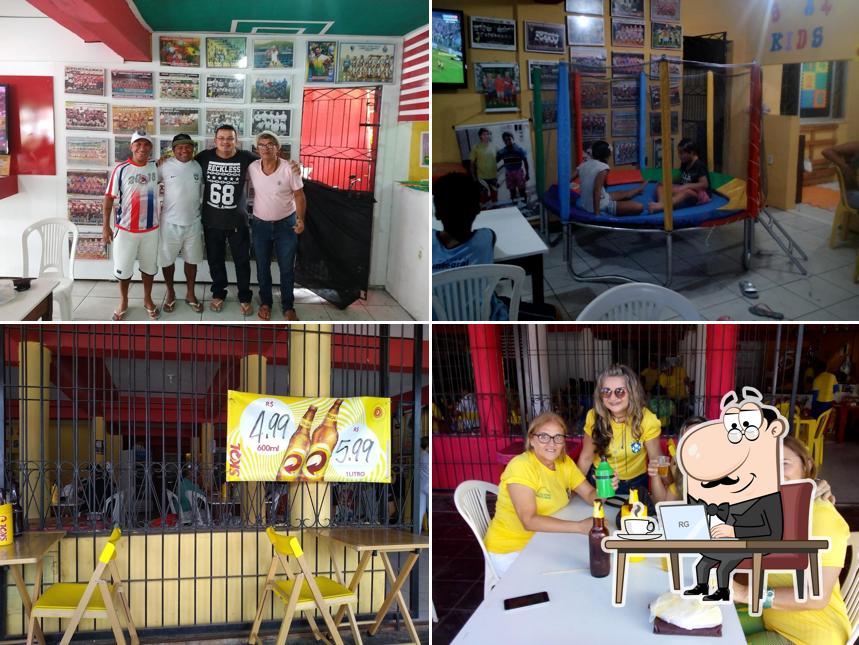 O interior do Restaurante