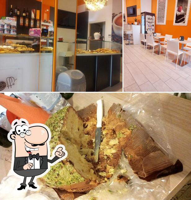 Questa è la foto che presenta la interni e cibo di Pan Caffé