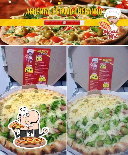 Experimente pizza no Mama Mia Pizzaria Delivery Araraquara SP