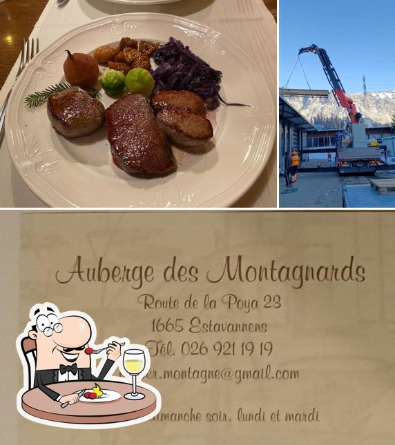 Plats à Auberge des Montagnards