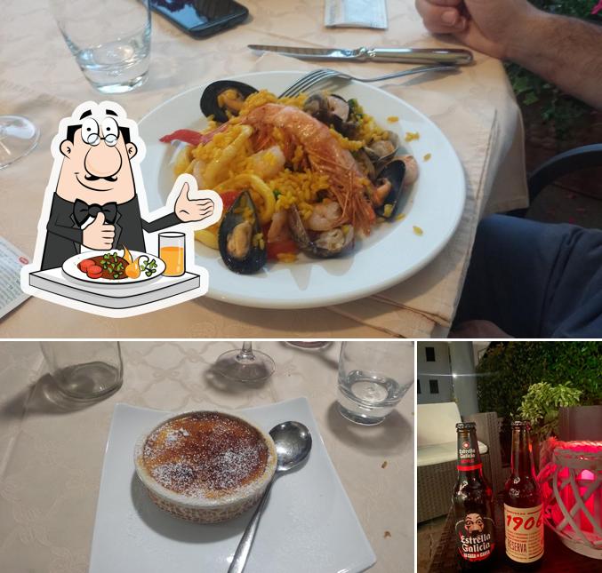 La cibo e bevanda del ristorante