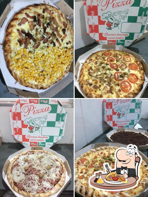 Peça pizza no Bambinos Pizzaria