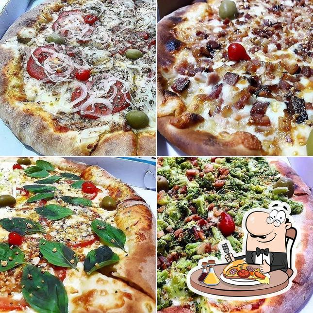 Escolha pizza no Forneria Sorocaba