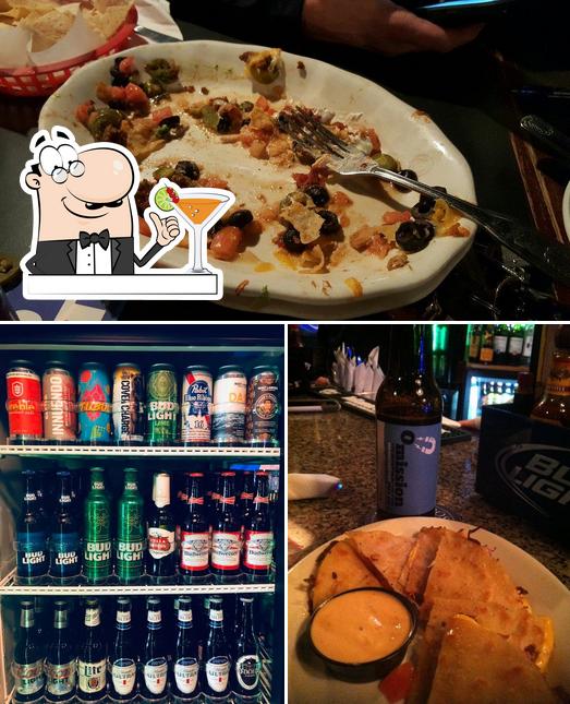 The photo of drink and food at Pedro O'Hara's