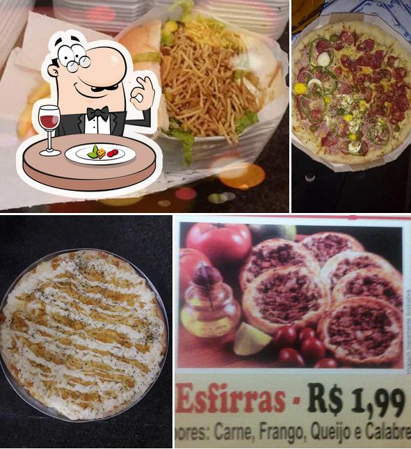 Comida em Airis pizzaria