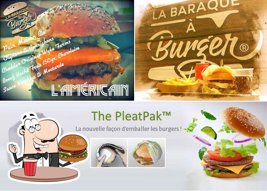 Essayez un hamburger à La Baraque à Burger