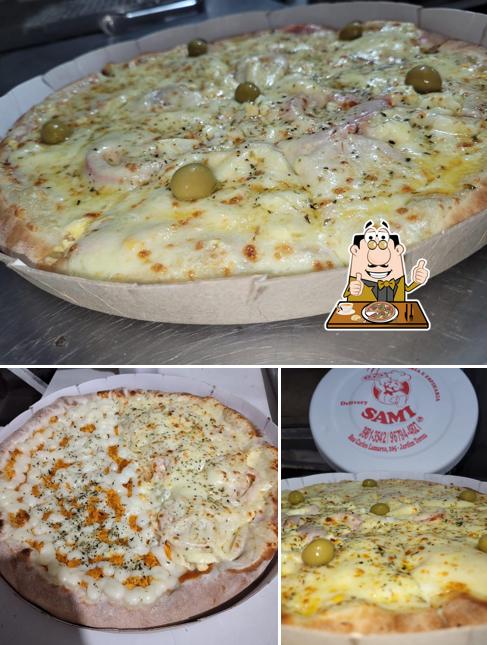 Consiga pizza no Pizzaria Sami