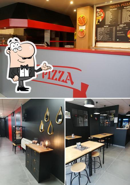 L'intérieur de Mama Pizza