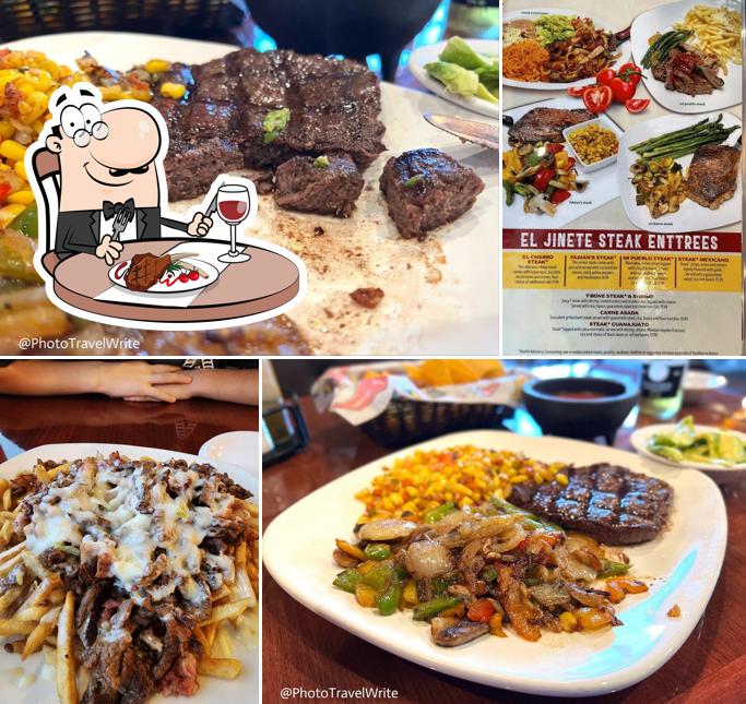 Try out meat dishes at El Jinete Mexican Grill and Bar