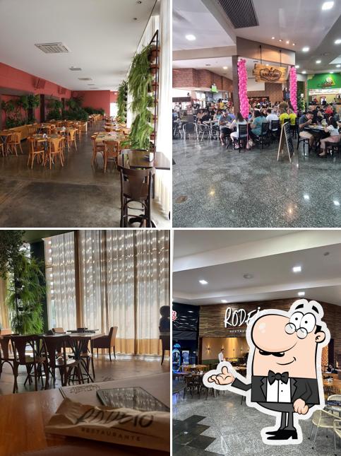 O interior do Restaurante Rodeio - Shopping