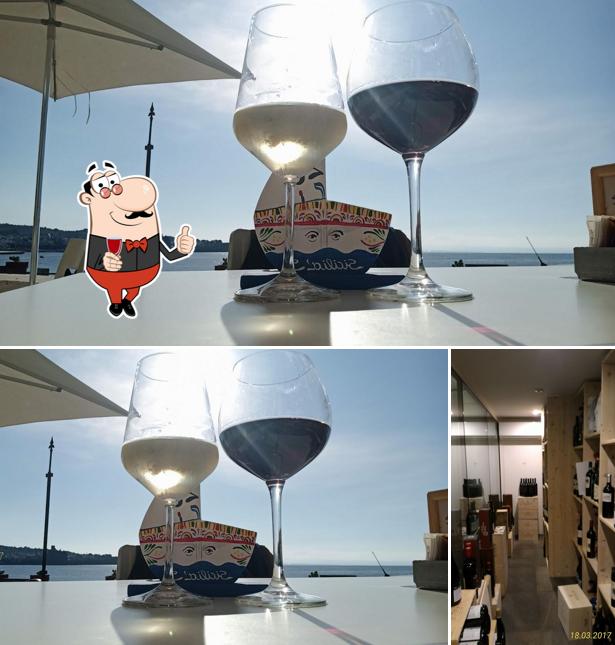 It’s nice to savour a glass of wine at Sicilia's Cafe de Mar