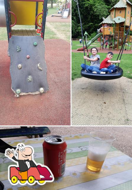 Vérifiez l’image indiquant la aire de jeux et bière concernant Belloni Francoise