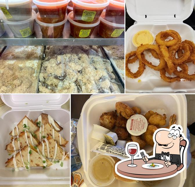 Fish & Fancy Seafood Take Out in Villas Restaurant menu and reviews