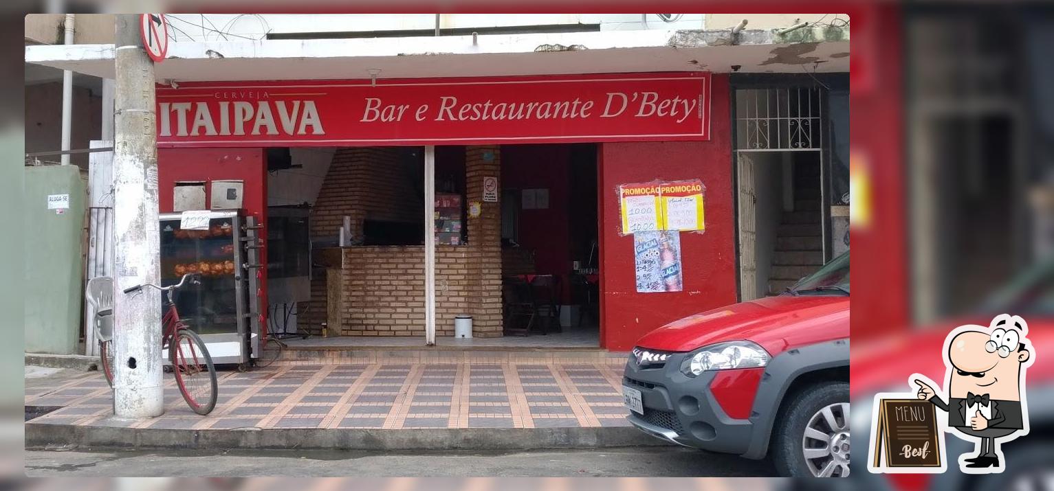 Descubra a parte externa do Bar e Restaurante D'Bety