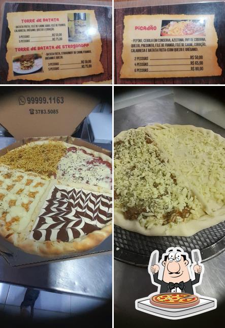 Experimente pizza no Espetinho Da Claret