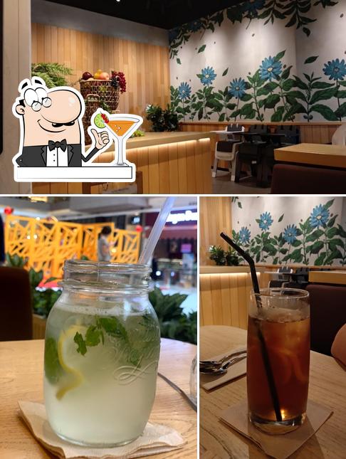 This is the photo showing drink and interior at Kitchenette Pacific Place Mall