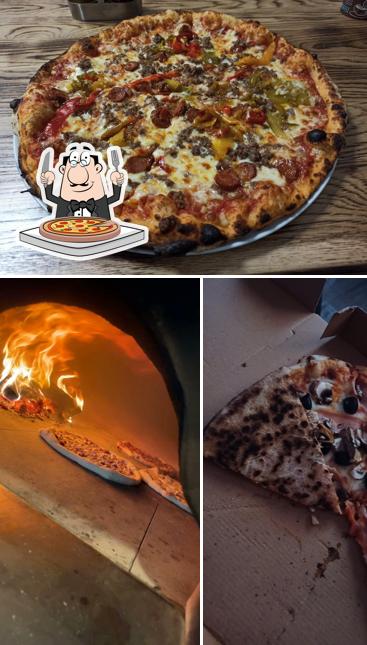 Try out pizza at Pizza Ottima's - Au Feu de Bois