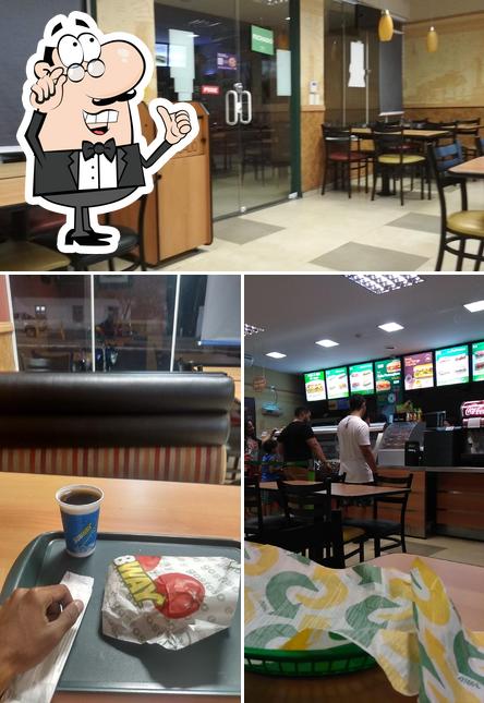 Veja imagens do interior do Subway