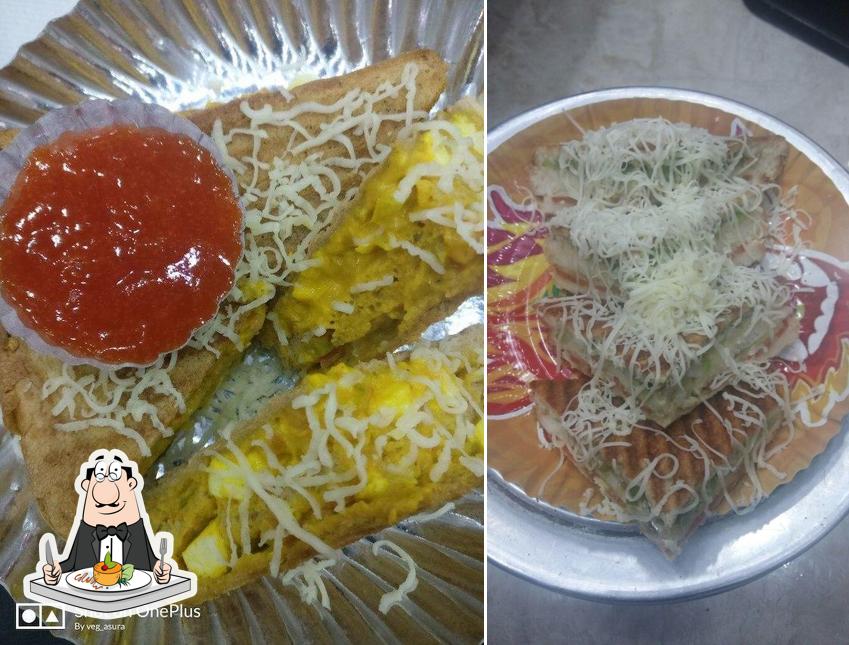 Food at A'HA Snack Bar