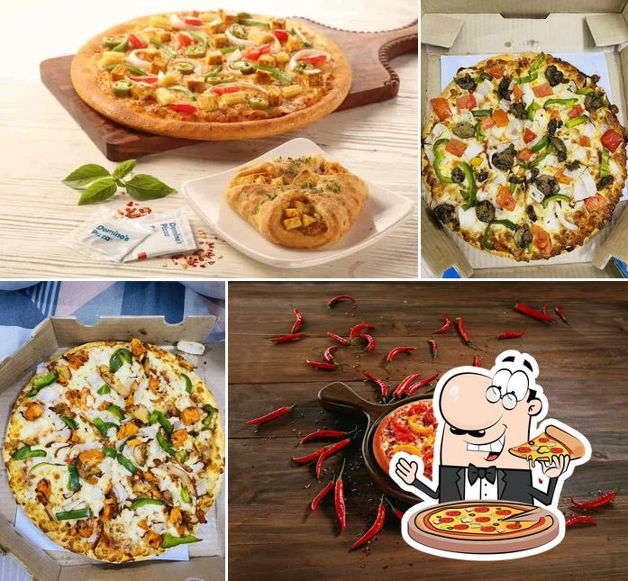 Order pizza at Domino's Pizza