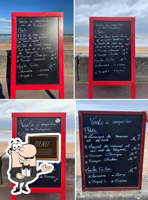 Le Biquets présente un tableau affichant le menu