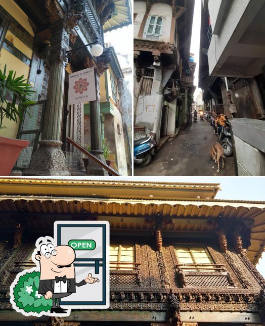 Check out how Mangaldas Ni Haveli looks outside