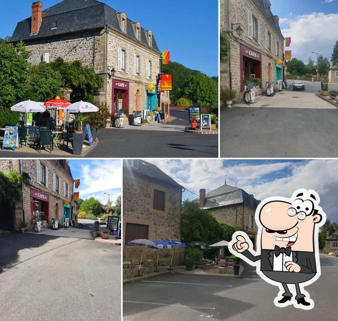 Tabac Station service Epicerie Sandwich Bar de Lanteuil. zeude f.