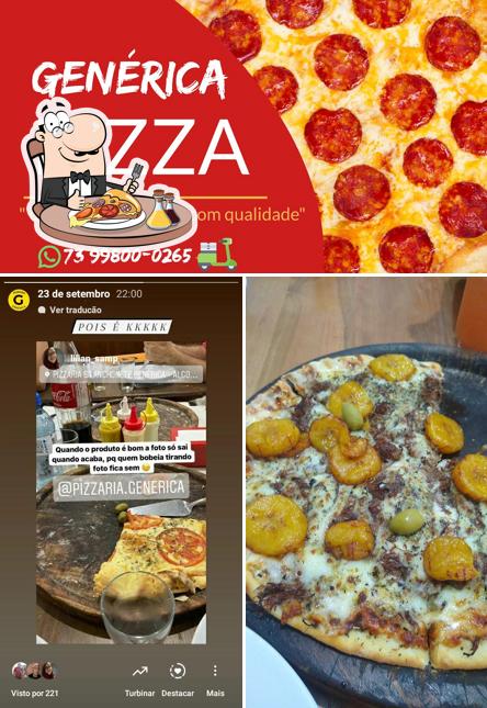 Consiga pizza no Pizzaria Genérica