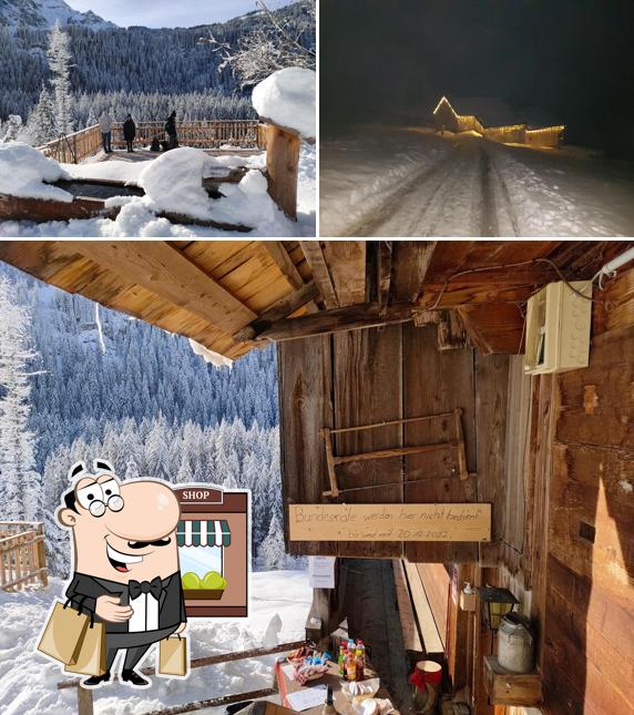 Puoi goderti l'aria fresca dal dehors di Bochtehus Restaurant Lauenen
