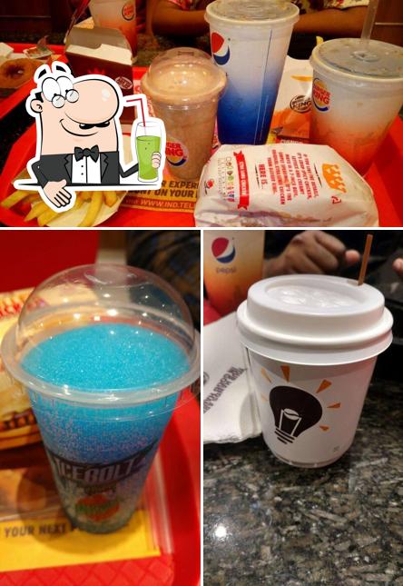 Burger King offers a variety of drinks