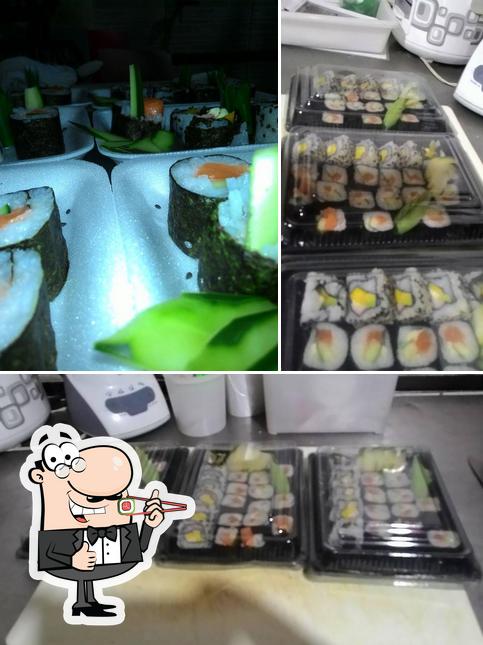 Experimente diferentes opções de sushi