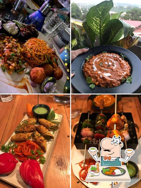Food at Infamous Bistro & Bar