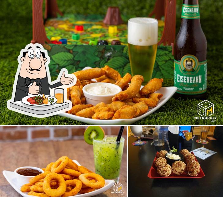 Comida em Metropoly bar