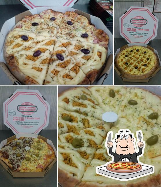 Escolha pizza no Pizzaria do Carlinhos