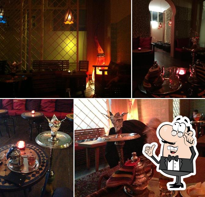 Gli interni di Dune Oriental Lounge Privatclub