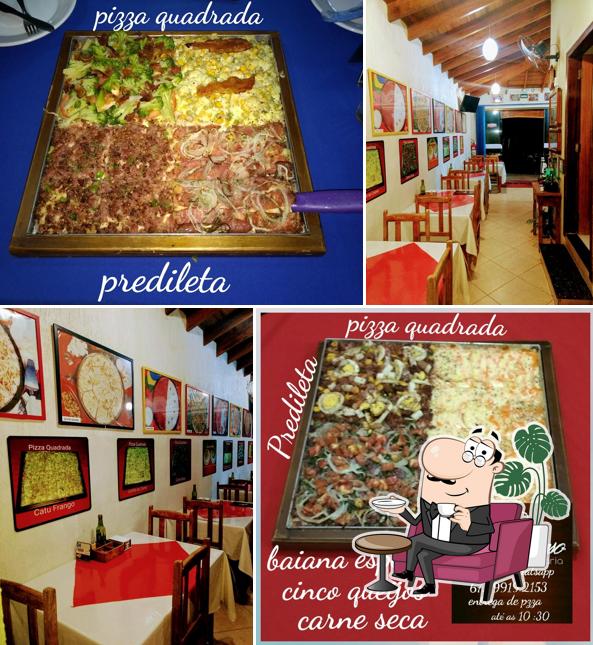 O interior do Aldonso Pizzaria